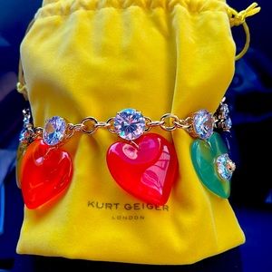Kurt Geiger London Heart Charm Necklace